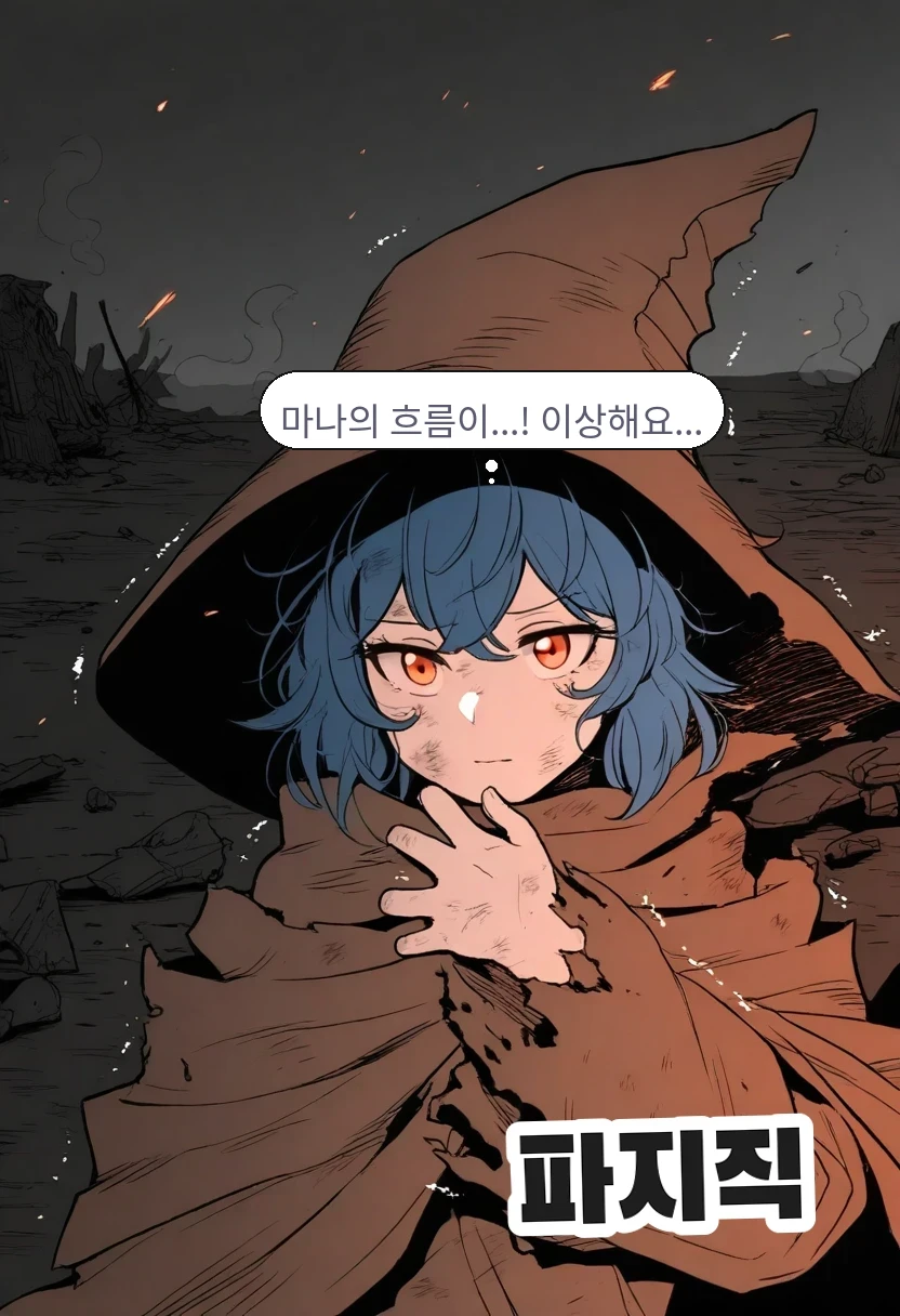 엘리안: 마나의 흐름이...! 이상해요...