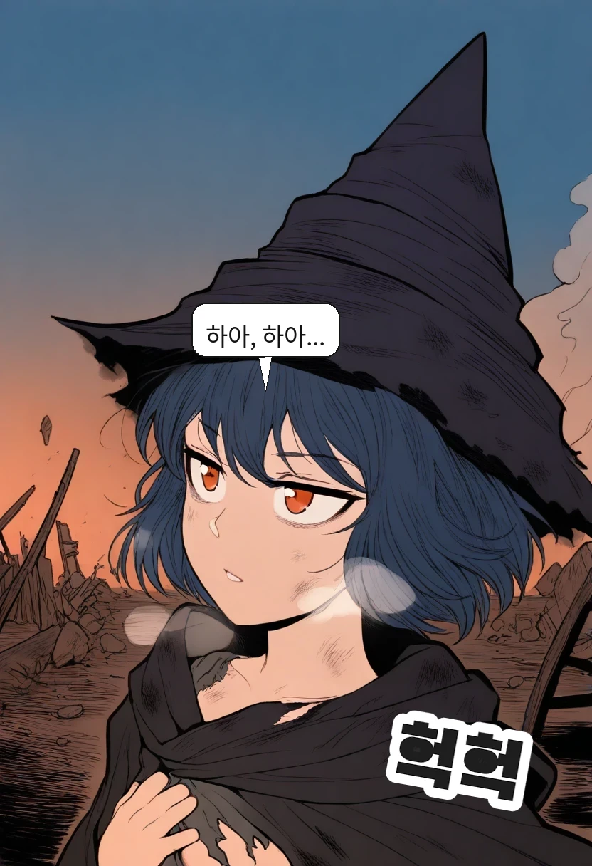 엘리안: 하아, 하아...