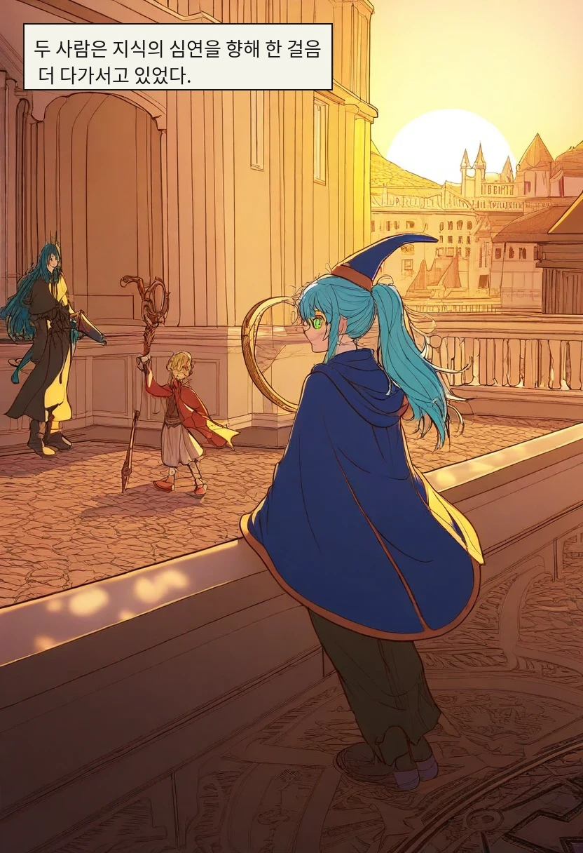 두 사람은 지식의 심연을 향해 한 걸음 더 다가서고 있었다.