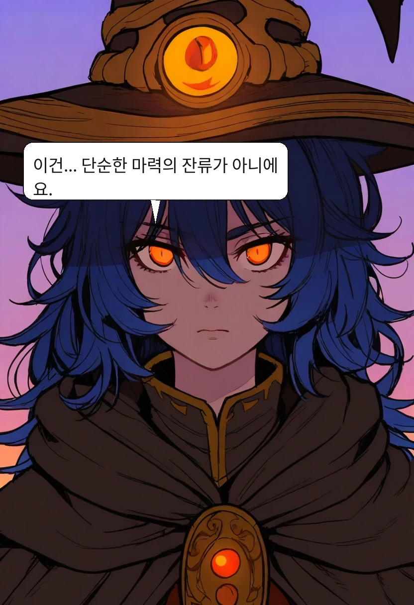 엘리안: 이건... 단순한 마력의 잔류가 아니에요.