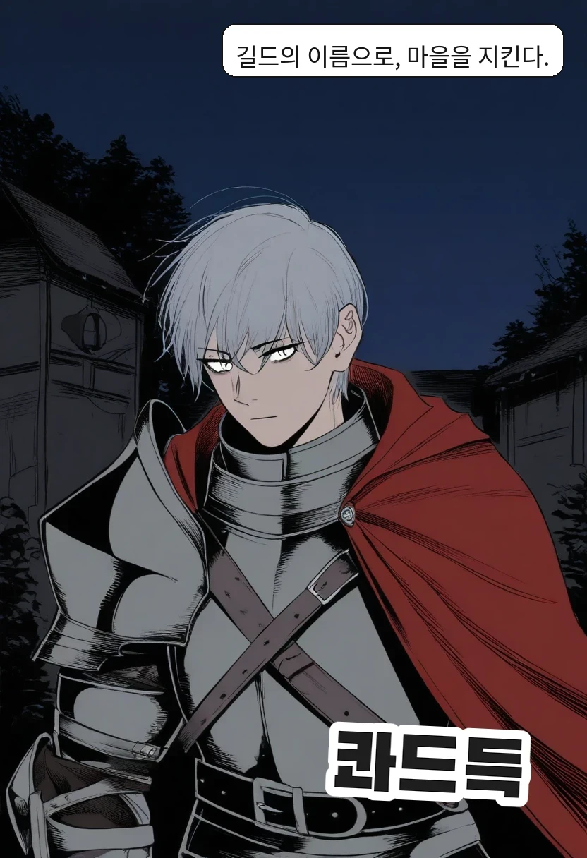 카엘: 길드의 이름으로, 마을을 지킨다.
