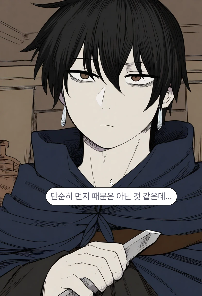 이한: 단순히 먼지 때문은 아닌 것 같은데...