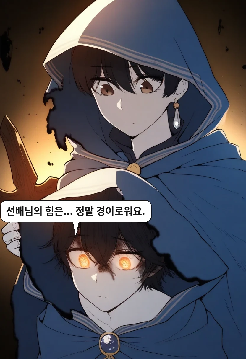 이한: 선배님의 힘은... 정말 경이로워요.