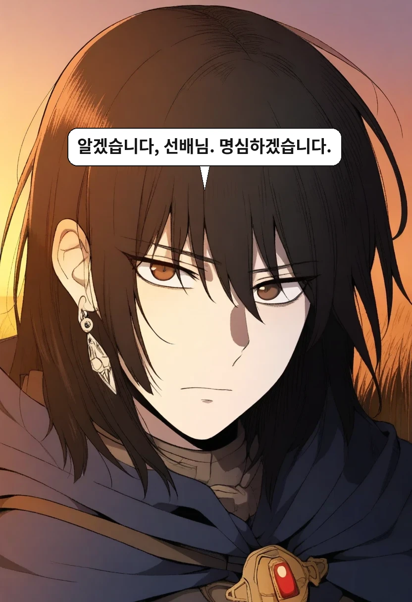 이한: 알겠습니다, 선배님. 명심하겠습니다.