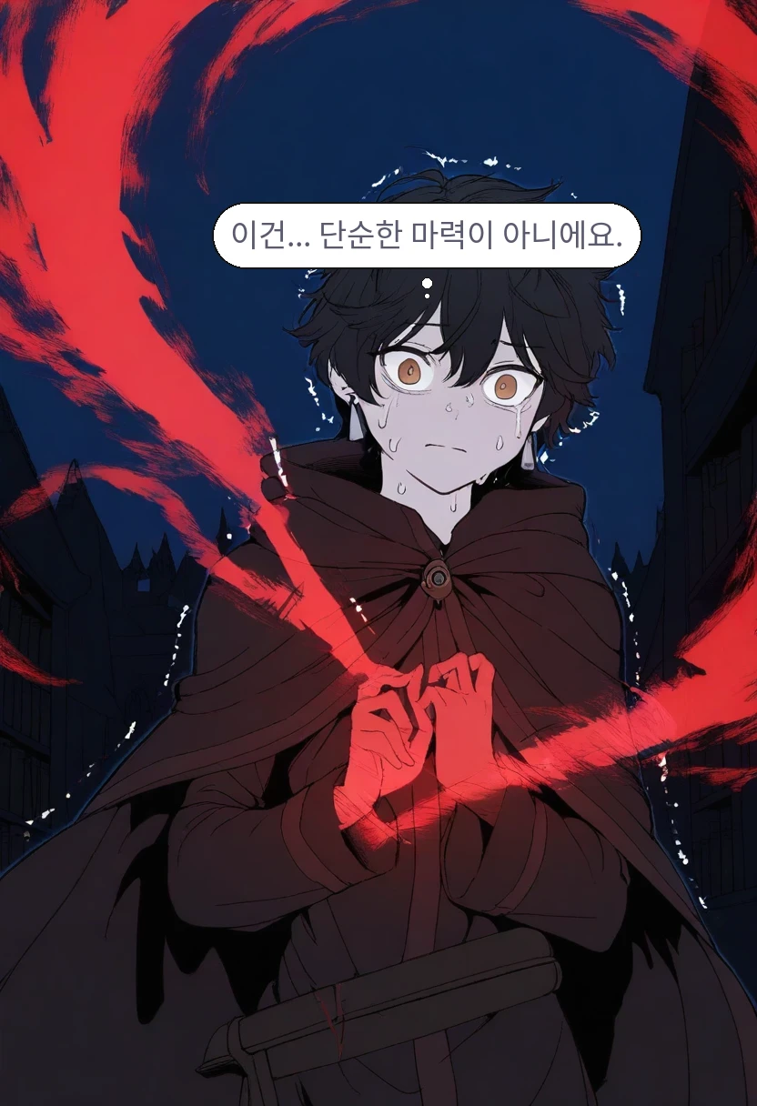 이한: 이건... 단순한 마력이 아니에요.