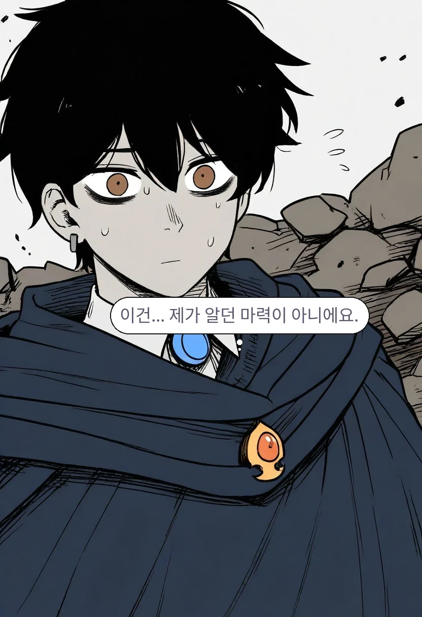 이한: 이건... 제가 알던 마력이 아니에요.