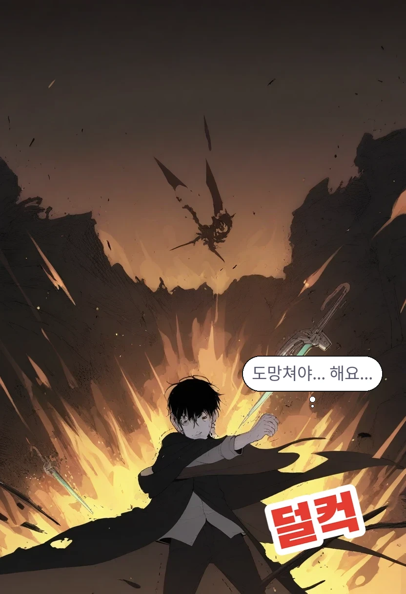 이한: 도망쳐야... 해요...