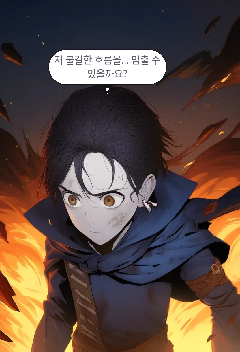 이한: 저 불길한 흐름을... 멈출 수 있을까요?