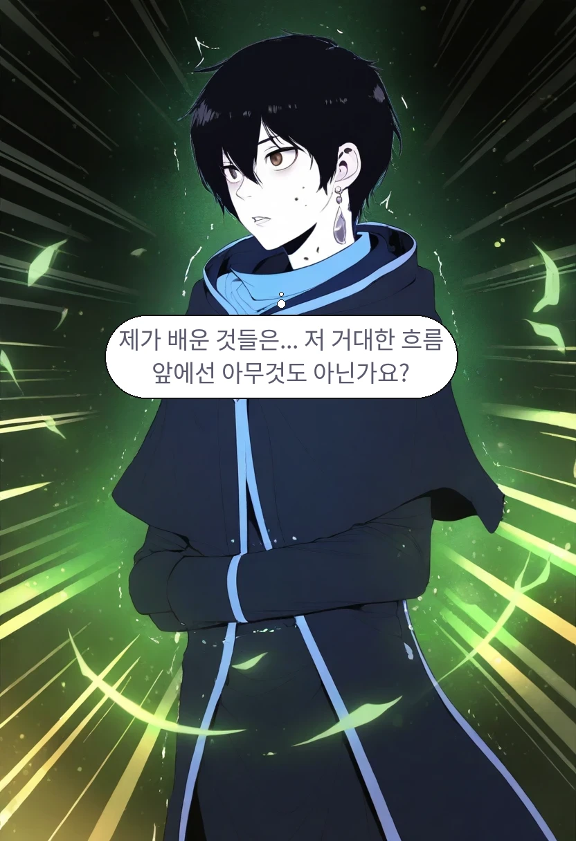 이한: 제가 배운 것들은... 저 거대한 흐름 앞에선 아무것도 아닌가요?