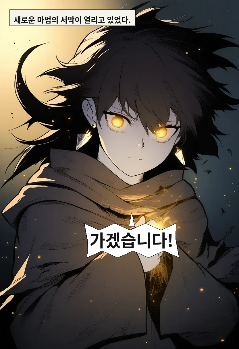 새로운 마법의 서막이 열리고 있었다. / 이한: 가겠습니다!