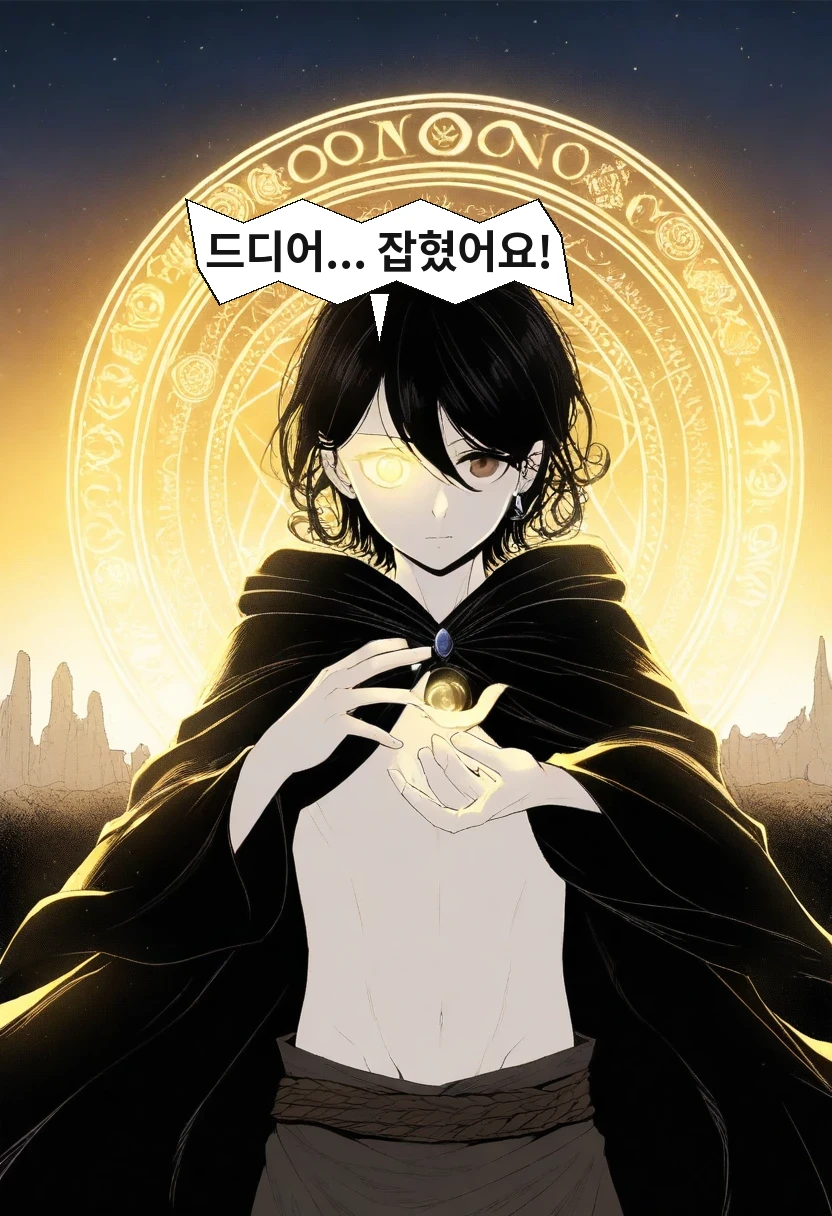 이한: 드디어... 잡혔어요!
