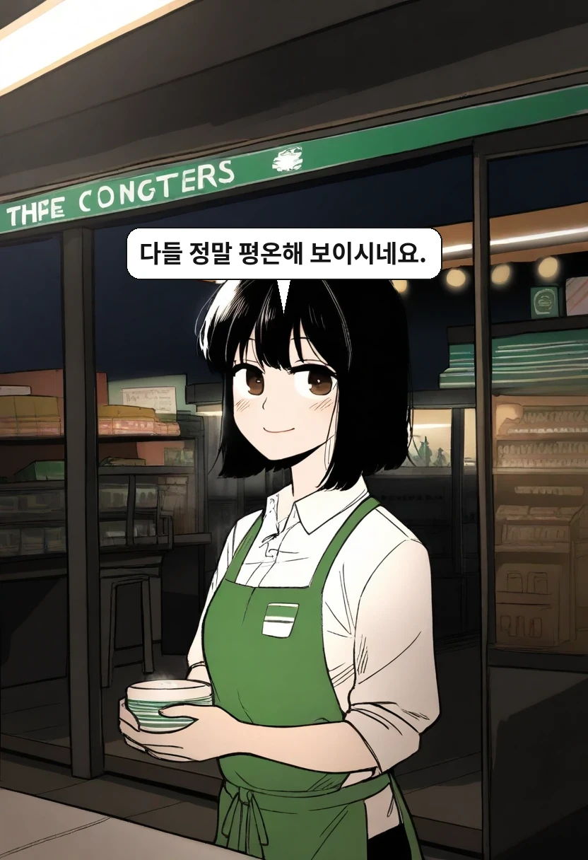 한가을: 다들 정말 평온해 보이시네요.