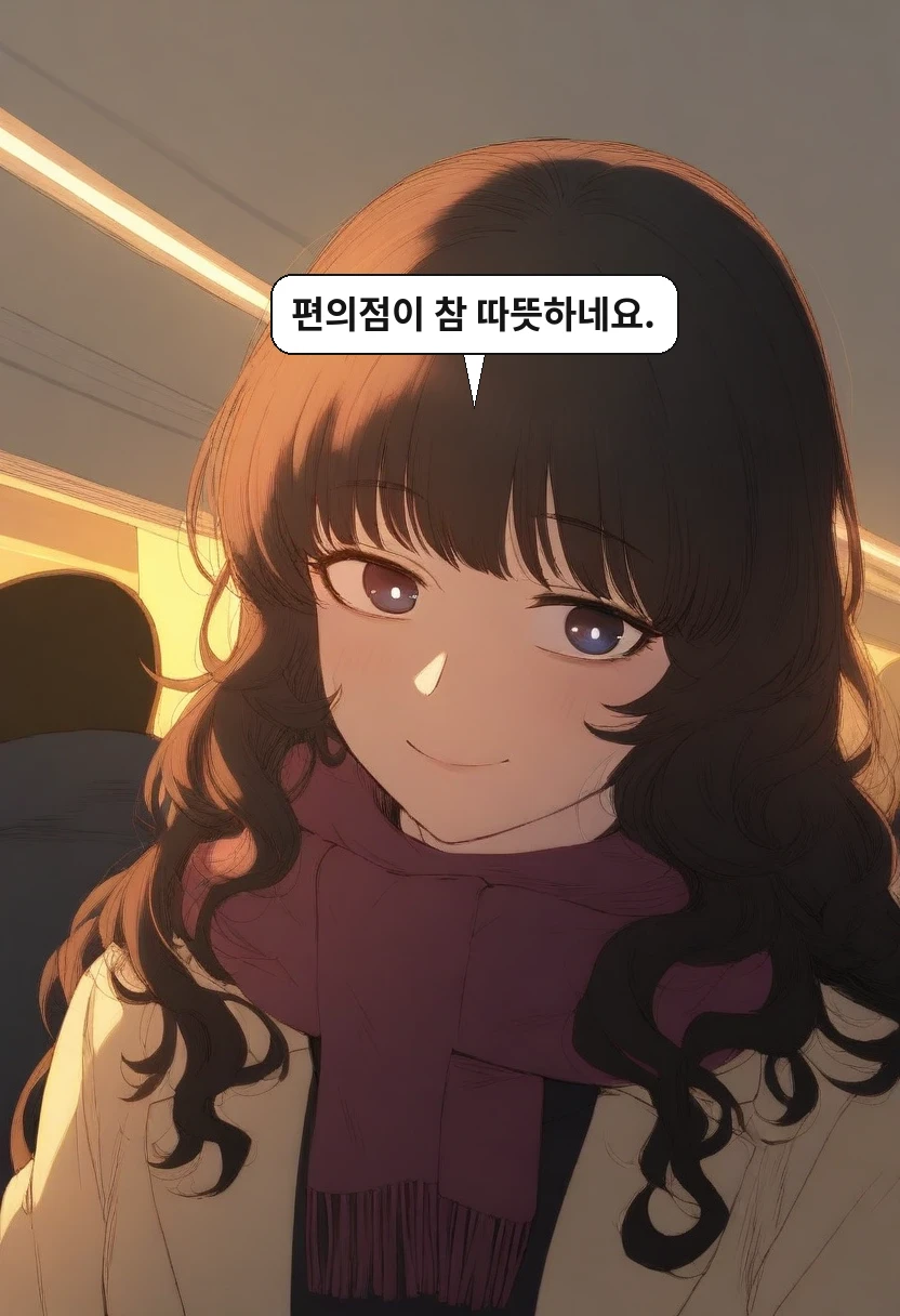 이서윤: 편의점이 참 따뜻하네요.
