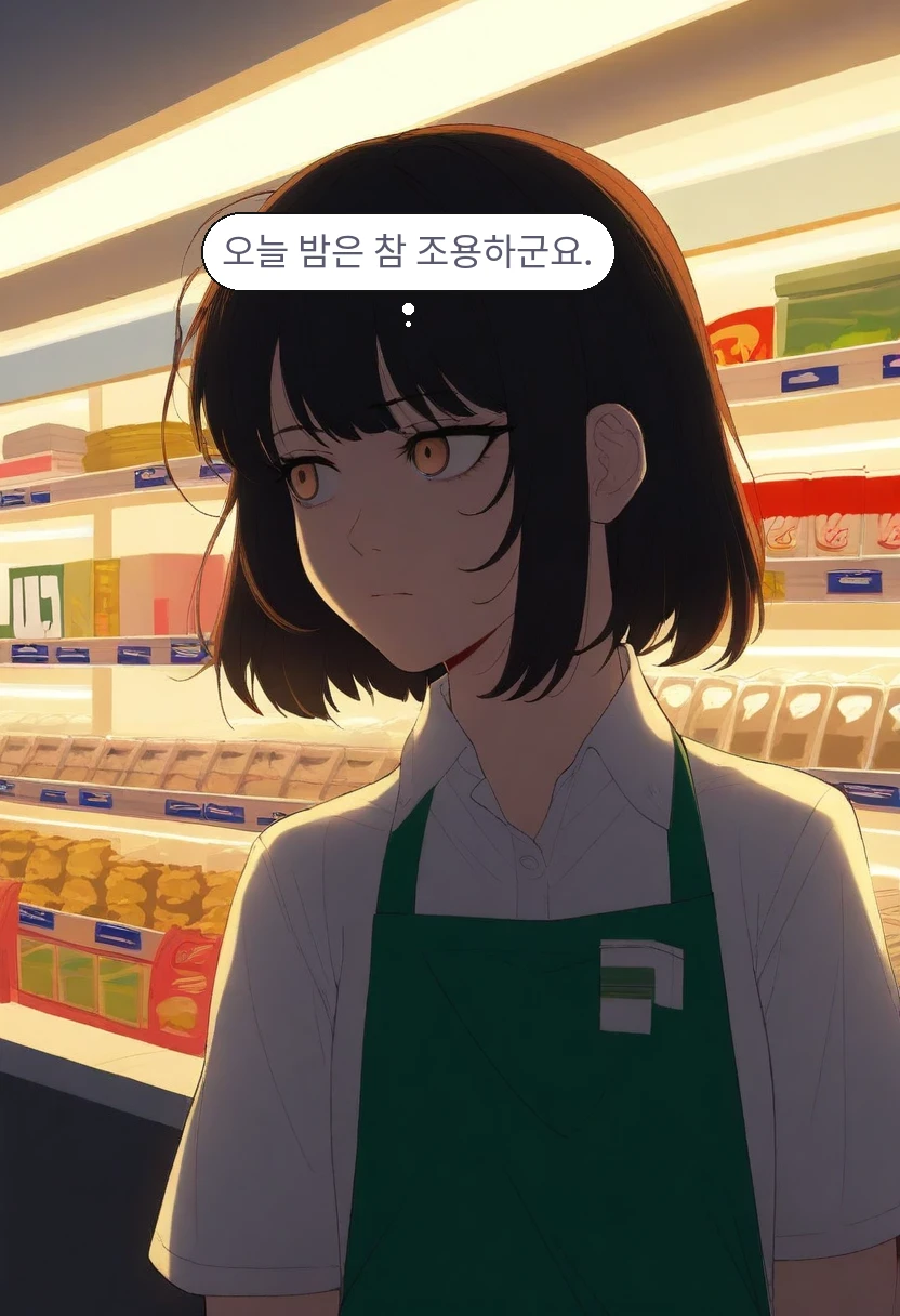한가을: 오늘 밤은 참 조용하군요.