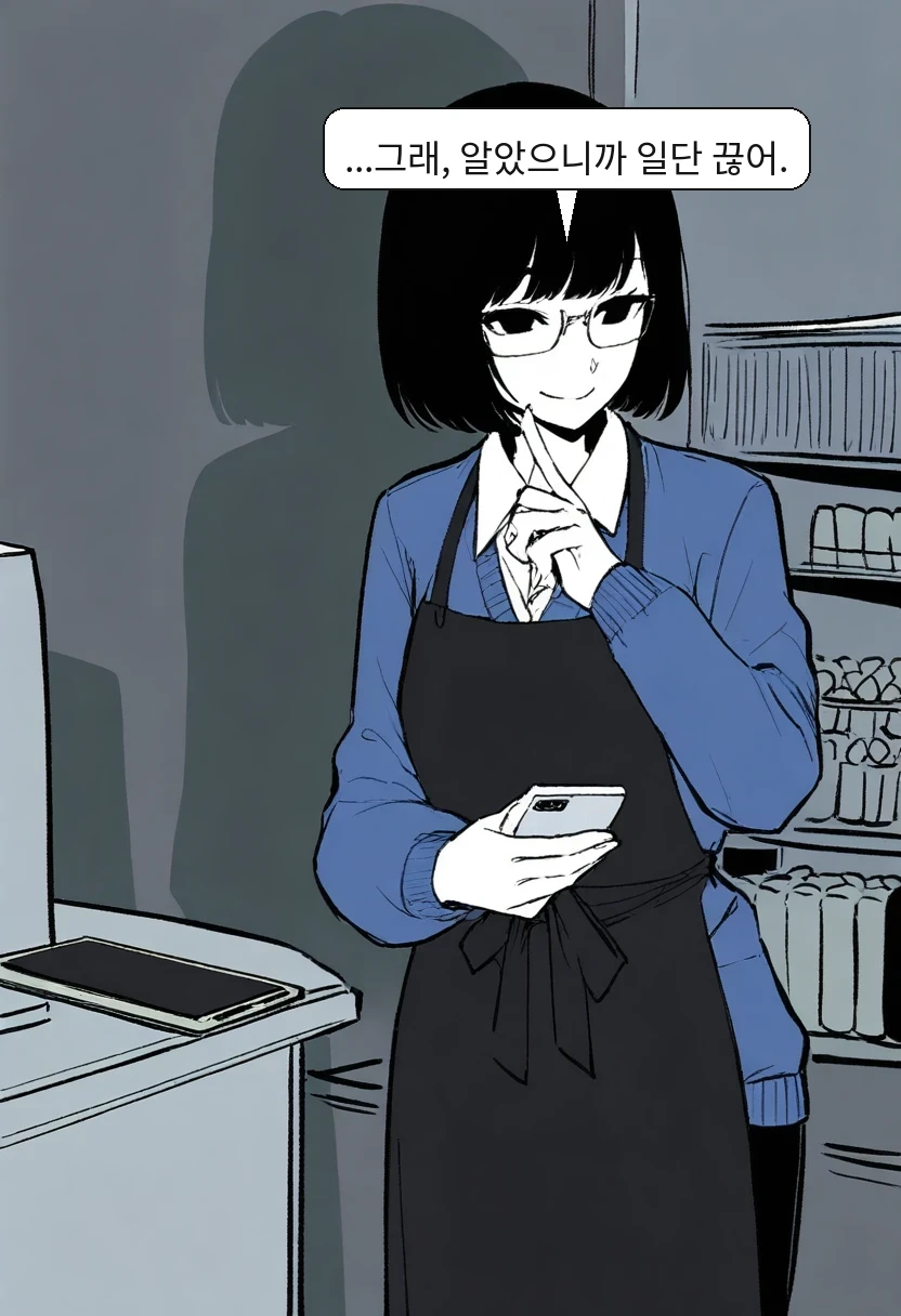 최 점장: ...그래, 알았으니까 일단 끊어.