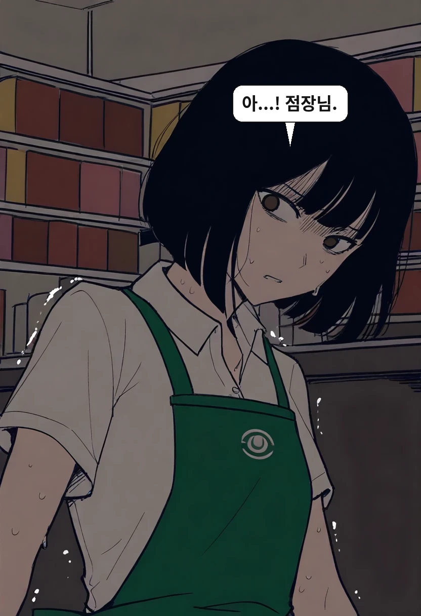 한가을: 아...! 점장님.