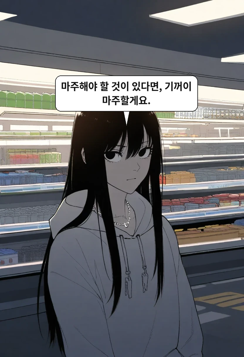 한지우: 마주해야 할 것이 있다면, 기꺼이 마주할게요.
