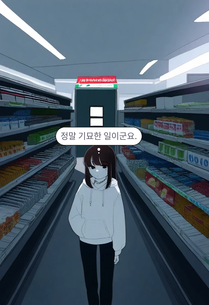 한지우: 정말 기묘한 일이군요.