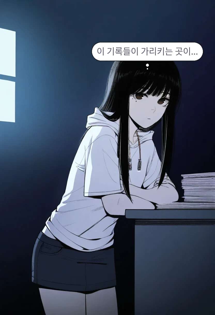한지우: 이 기록들이 가리키는 곳이...
