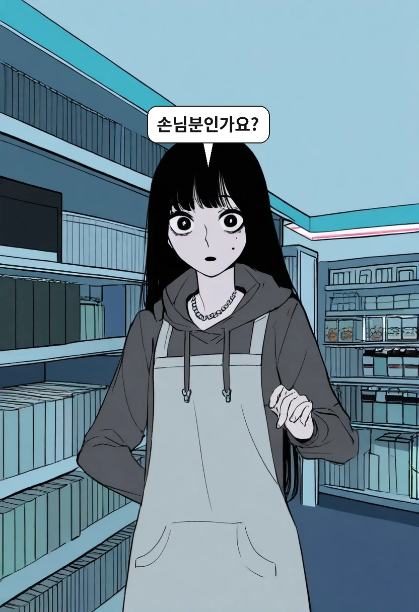 한지우: 손님분인가요?