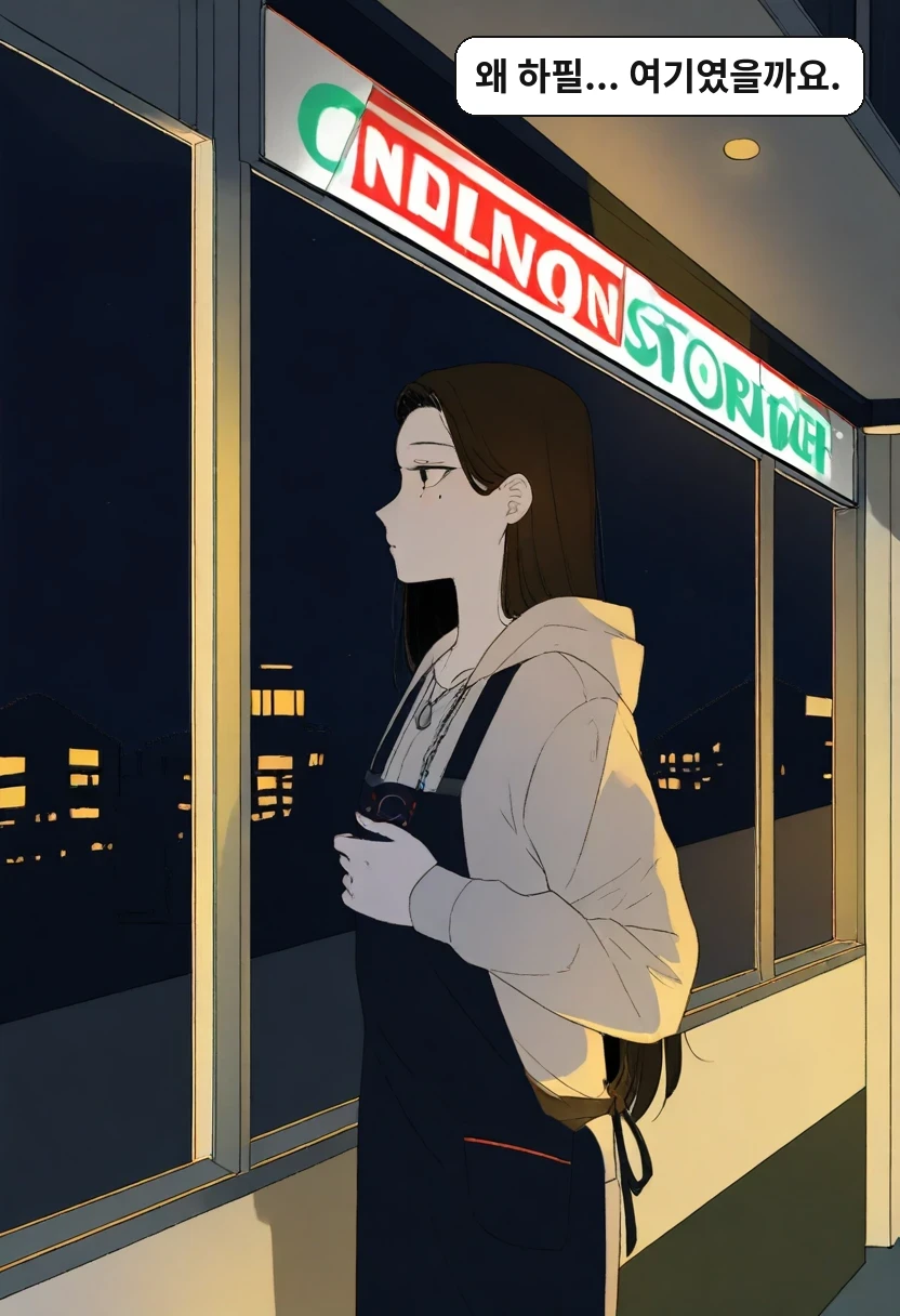 한지우: 왜 하필... 여기였을까요.
