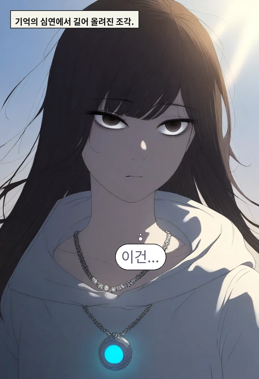 기억의 심연에서 길어 올려진 조각. / 한지우: 이건...