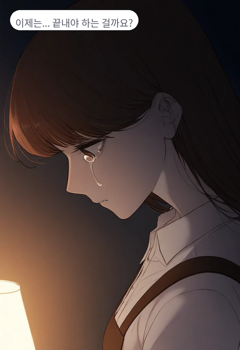 이서아: 이제는... 끝내야 하는 걸까요?