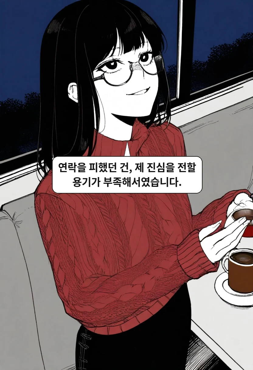 박민호: 연락을 피했던 건, 제 진심을 전할 용기가 부족해서였습니다.