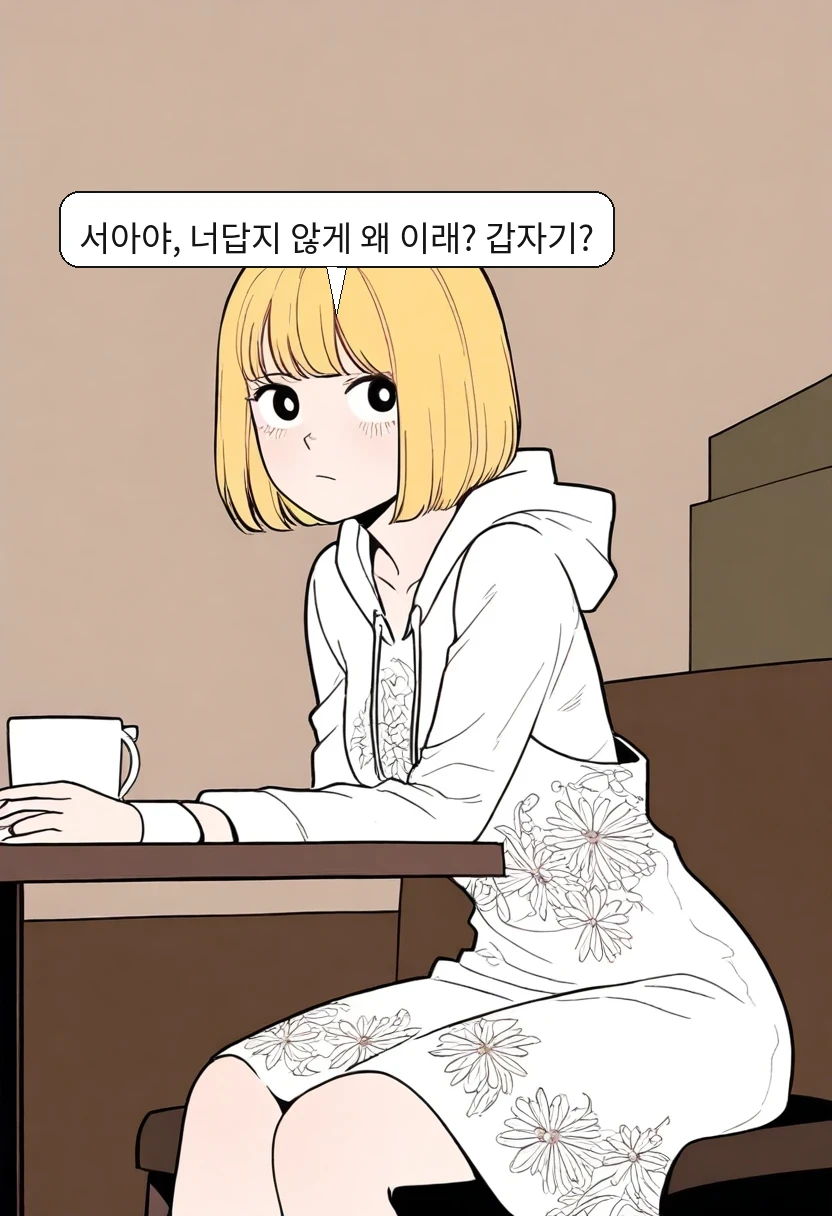 김지원: 서아야, 너답지 않게 왜 이래? 갑자기?