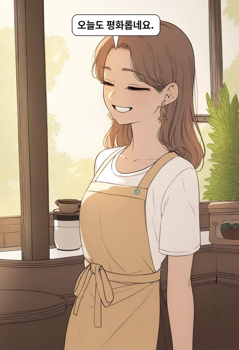 이서아: 오늘도 평화롭네요.