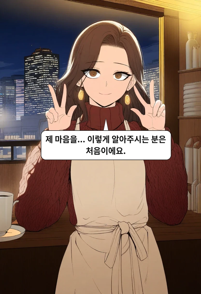 이서아: 제 마음을... 이렇게 알아주시는 분은 처음이에요.