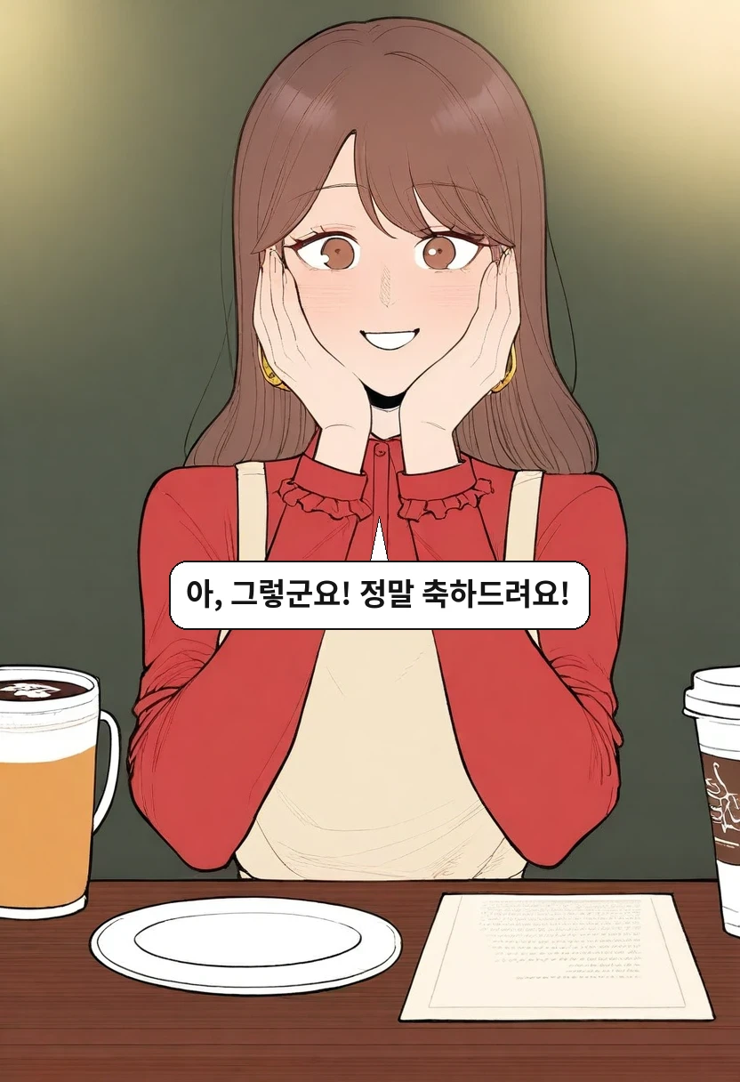 이서아: 아, 그렇군요! 정말 축하드려요!