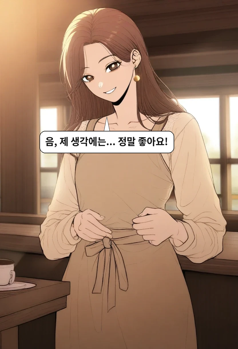 이서아: 음, 제 생각에는... 정말 좋아요!
