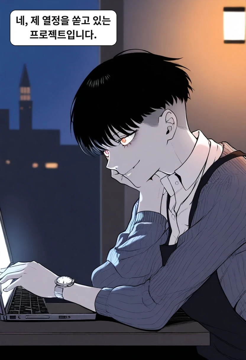 한민준: 네, 제 열정을 쏟고 있는 프로젝트입니다.