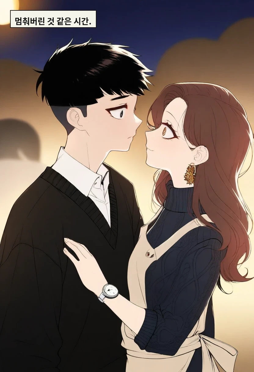 멈춰버린 것 같은 시간.
