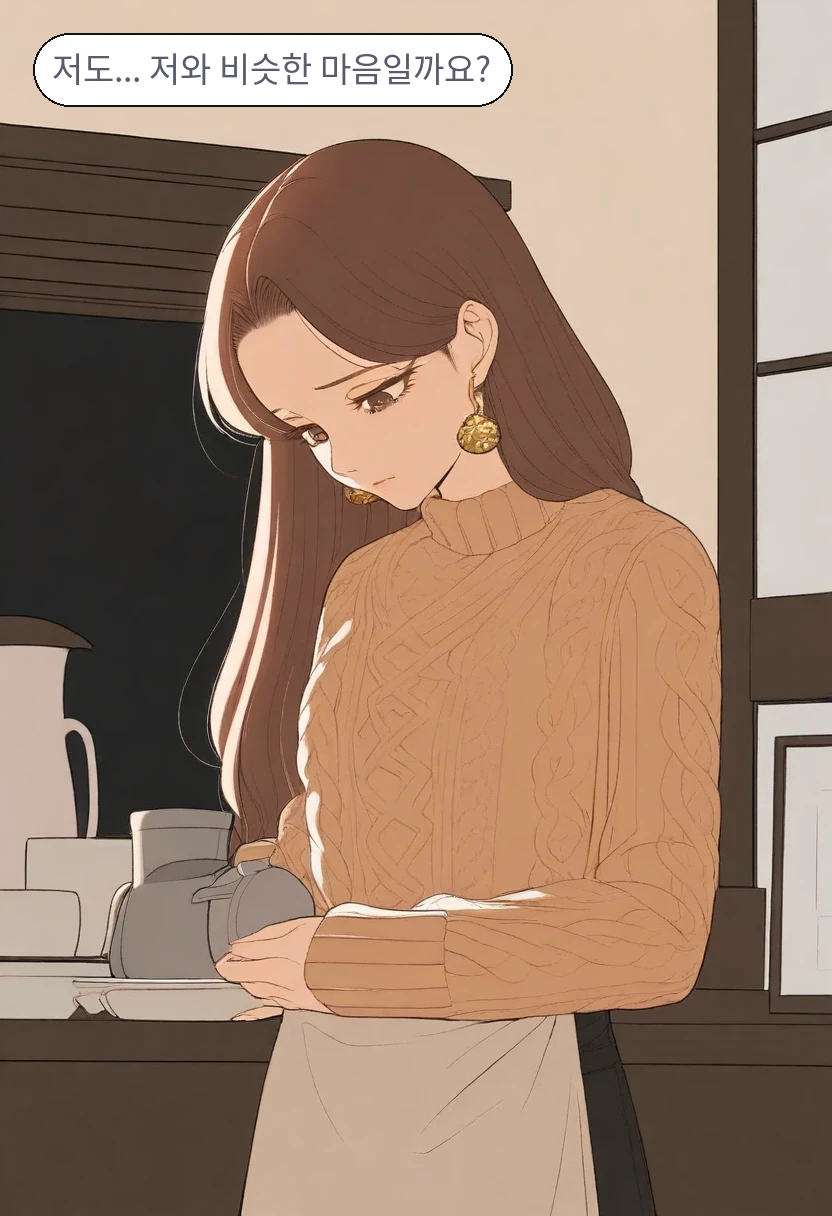 이서아: 저도... 저와 비슷한 마음일까요?